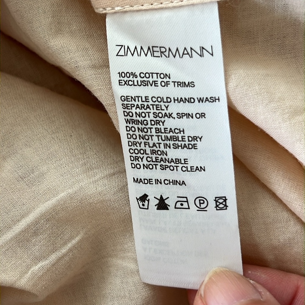 Zimmermann Leila Diamond Bralette Dress - Picture 4 of 15